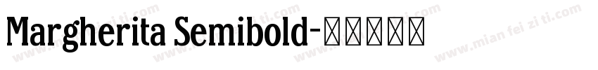 Margherita Semibold字体转换